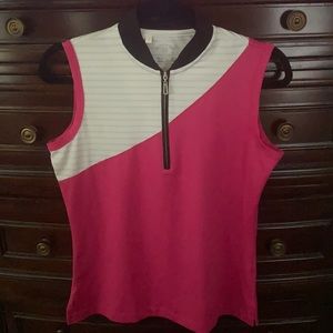 Monterey Club Women's sleeveless golf polo shirt